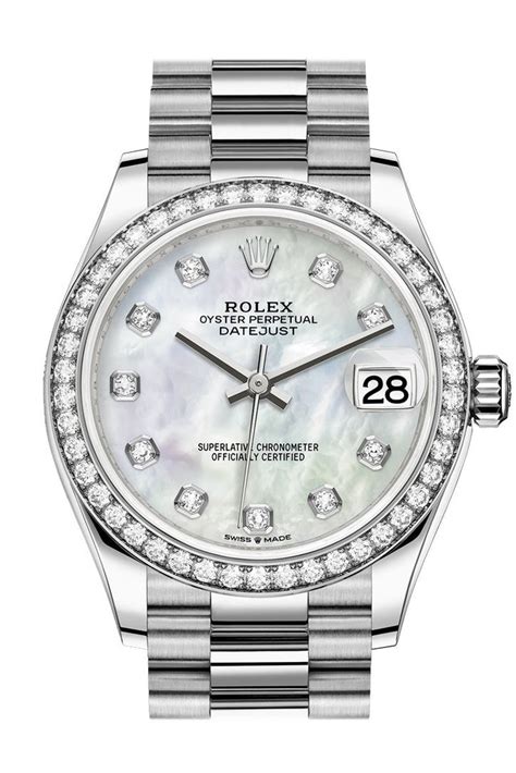 rolex datejust 31 white dial